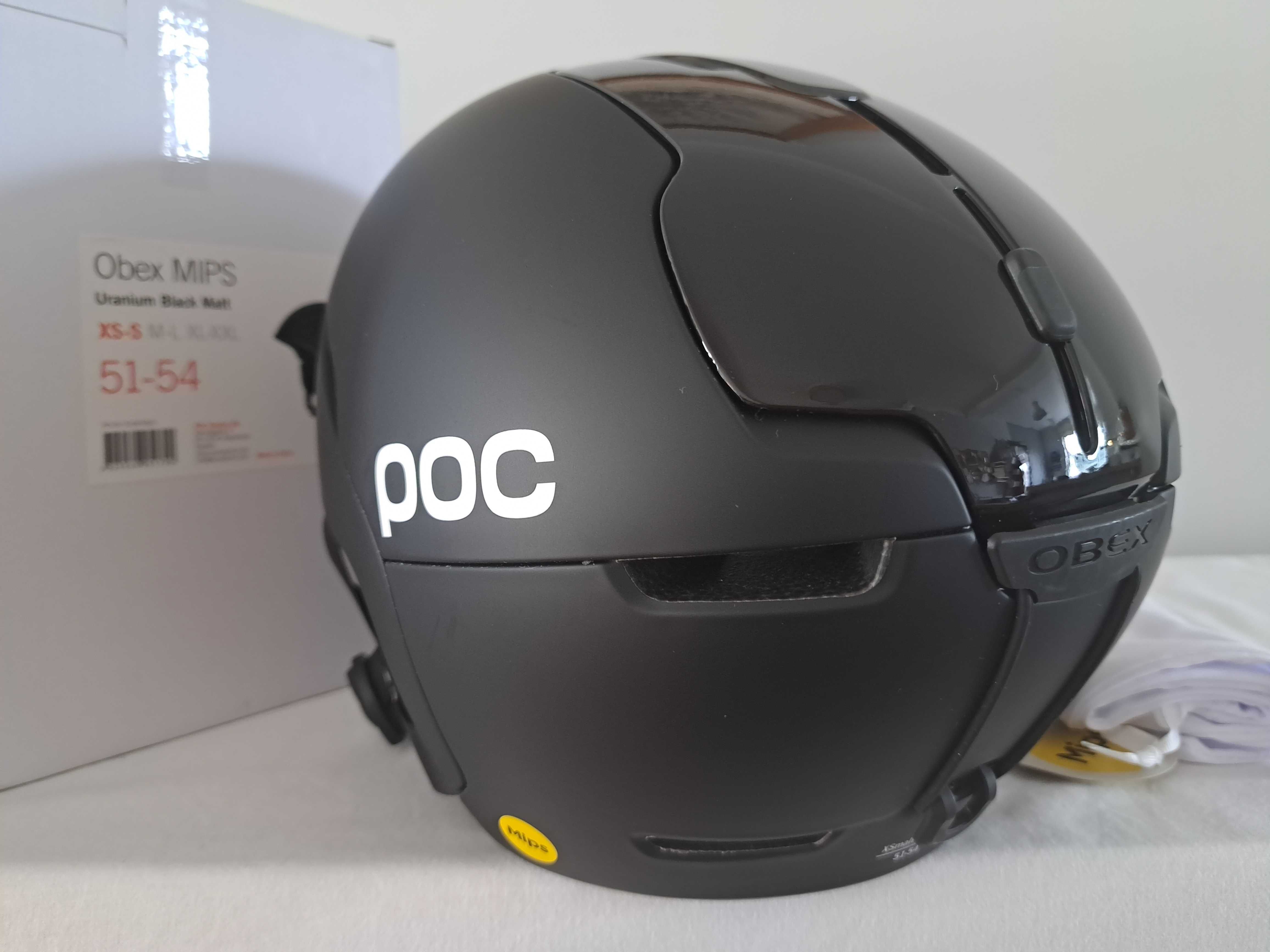 Kask narciarski POC Obex Mips Uranium Black Matt XS/S 51-54cm