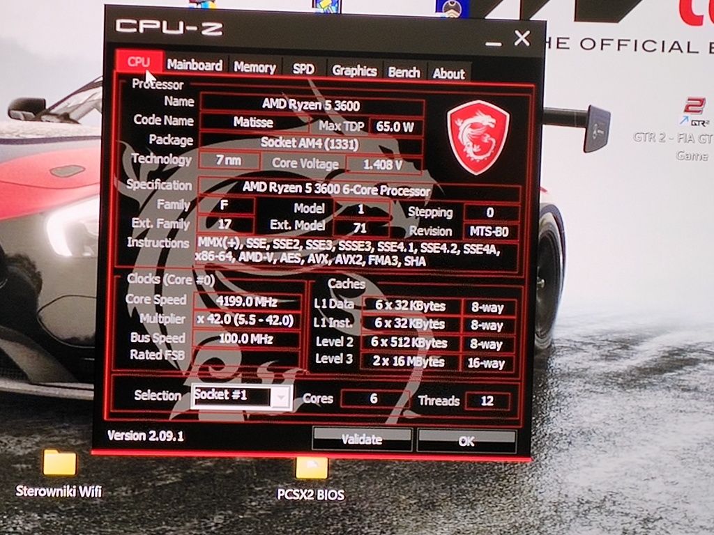 Komputer Ryzen 5 3600 / GPU GTX 1070 Ti 8GB !