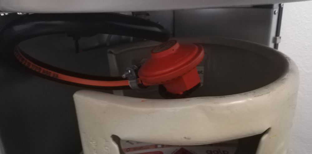 Hotspot/aquecedor gas com garrafa