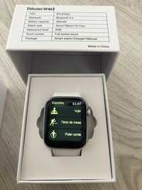 Smartwatch w42 branco / preto