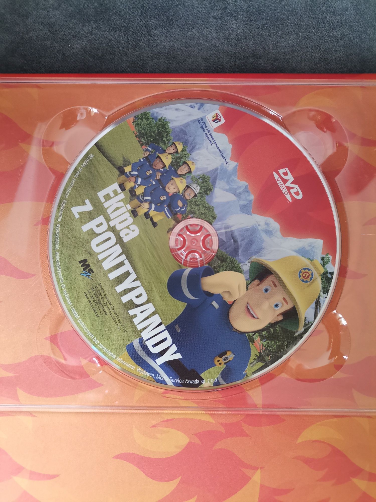 Książka z filmem DVD - Strażak Sam