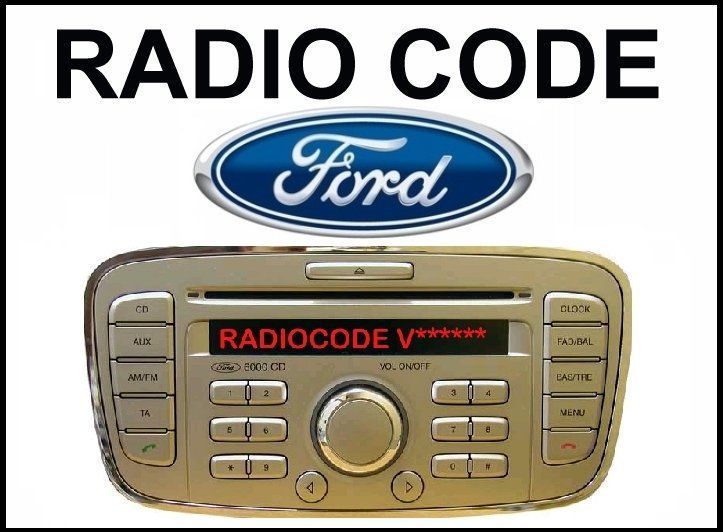 Разблокировка ВСЕХ FORD штатных автомагнитол radio ключ code 10 минут
