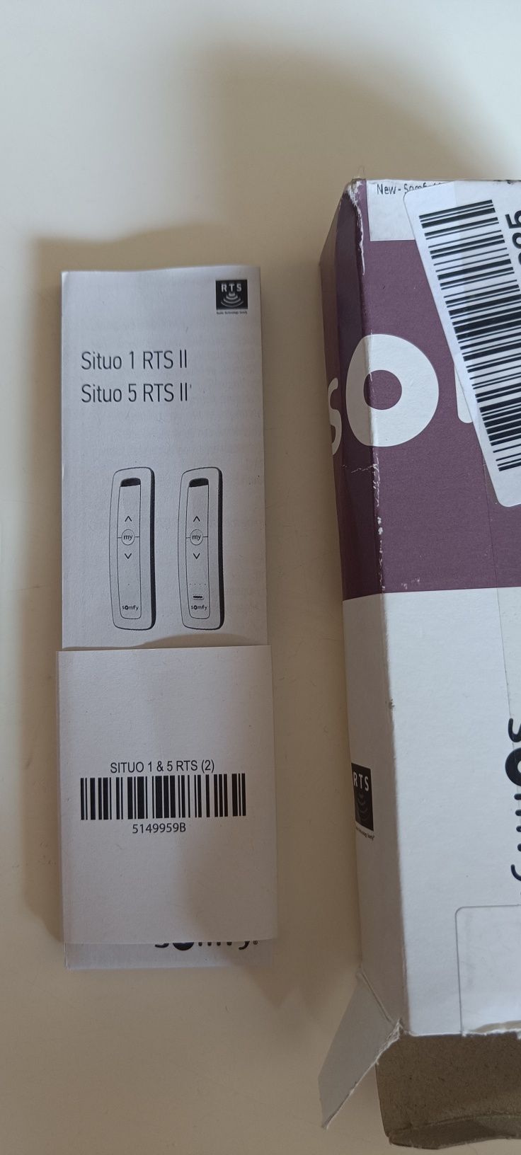 Pilot Somfy Situo RTS pure 1