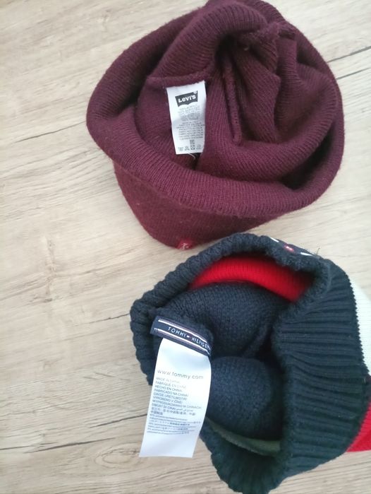 Зимова шапка Tommy Hilfiger, Levi's.