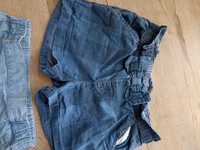 Spodenki jeansowe szorty 116