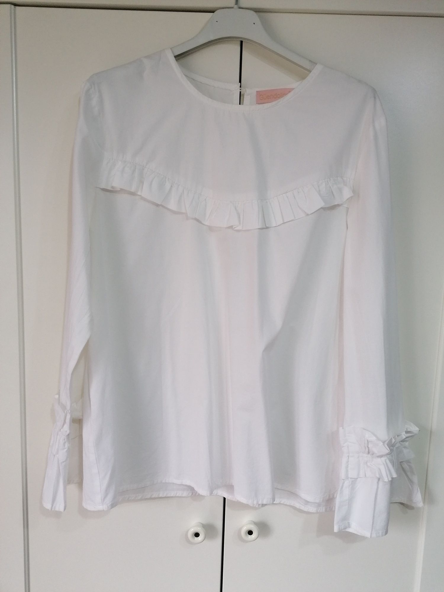 Blusa Branca Guendolina sem botões