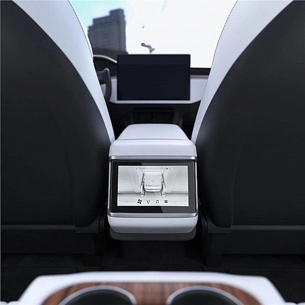 Szkło hartowane Spigen Glas.tR Slim na Tesla Model X 2022 / Model S 20