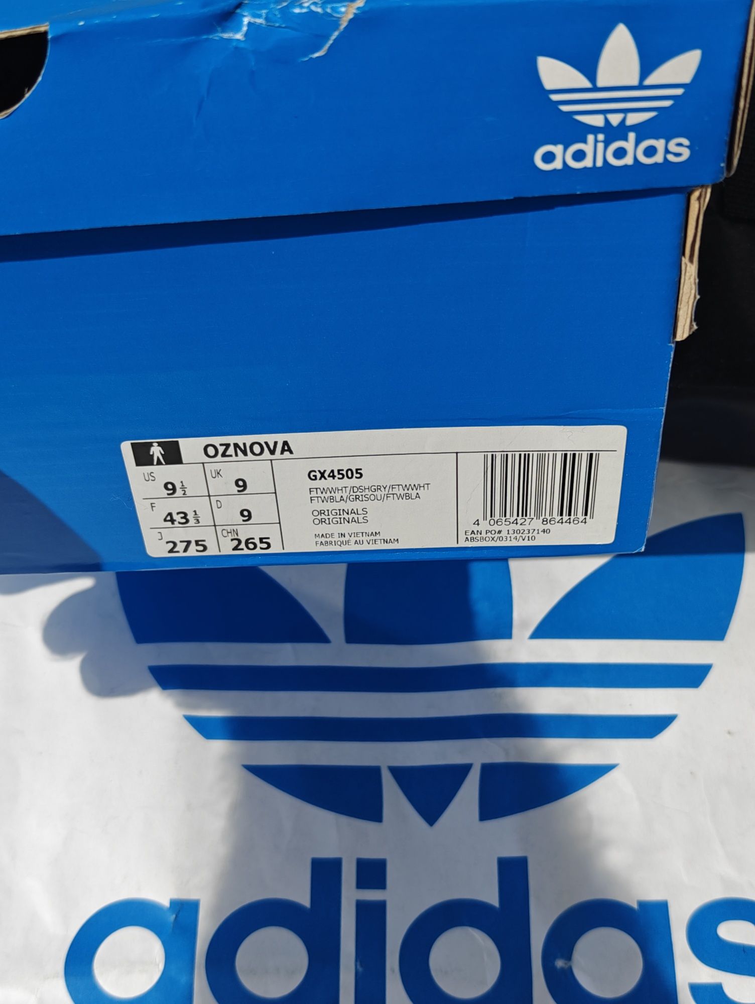 Nowe buty Adidas Oznova 43 męskie białe UK 9 jak ozweego air jordan
