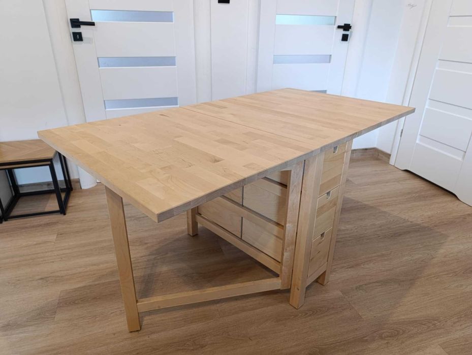 Stół z opuszczanym blatem "Ikea Norden"