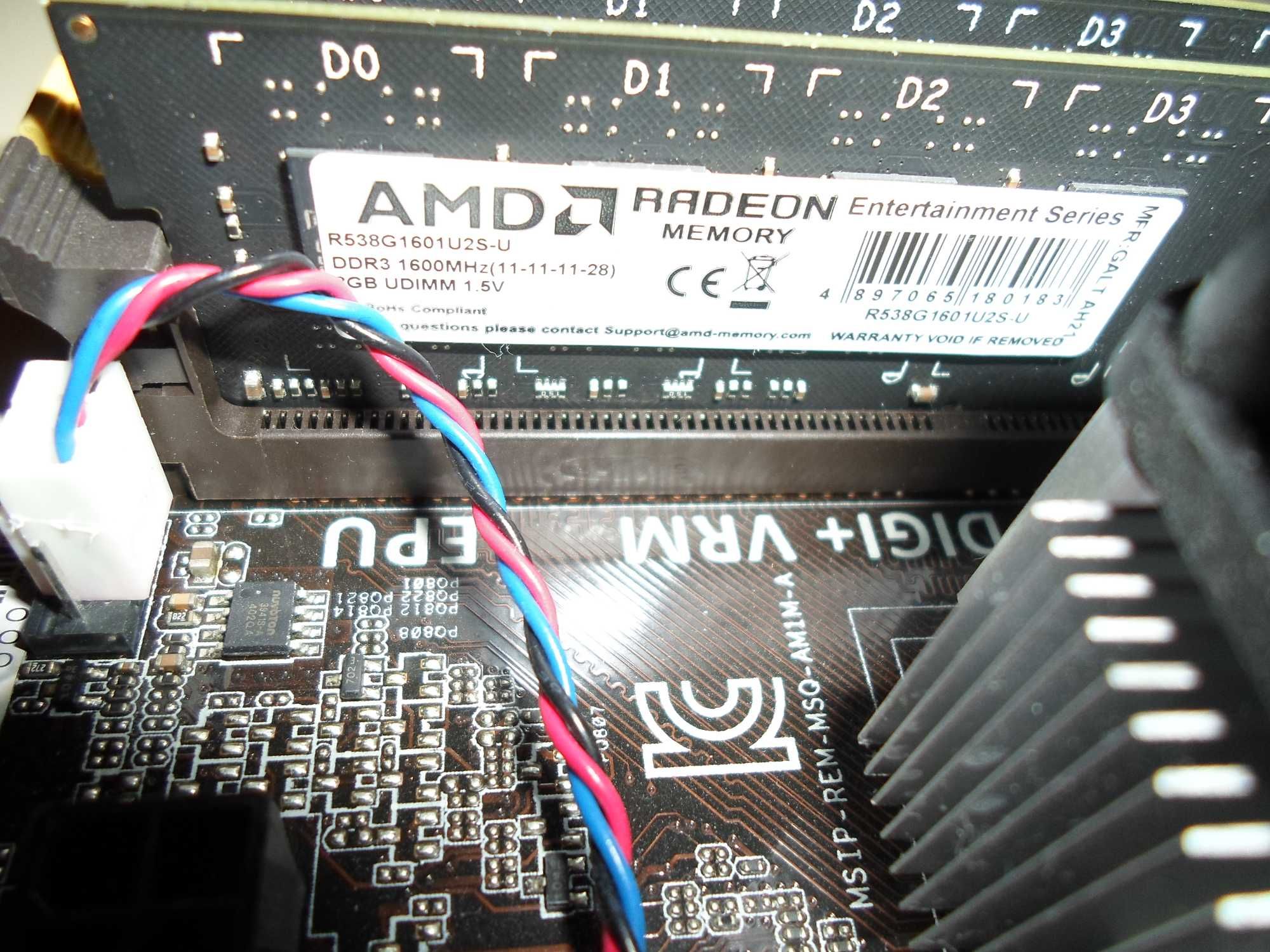 Asus AM1M-A+ CPU+ 16GB RAM