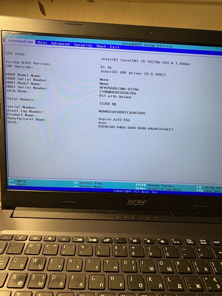 Acer Aspire 3 A315-55G-51EW