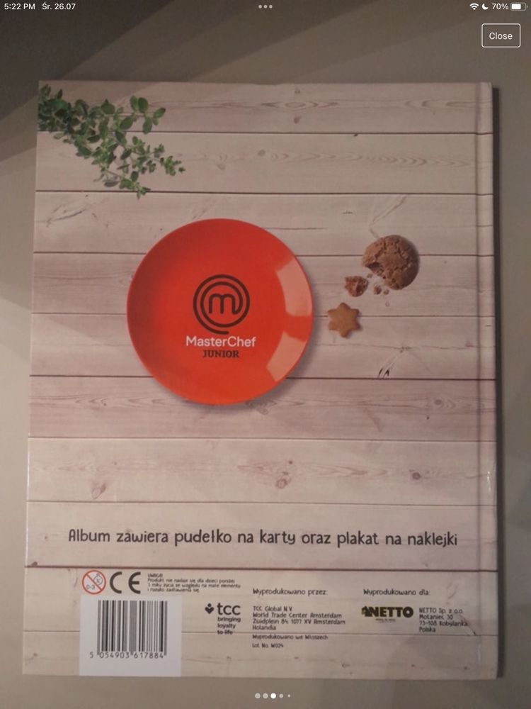 Bądź jak masterchef junior, książka kucharska, książka kulinarka