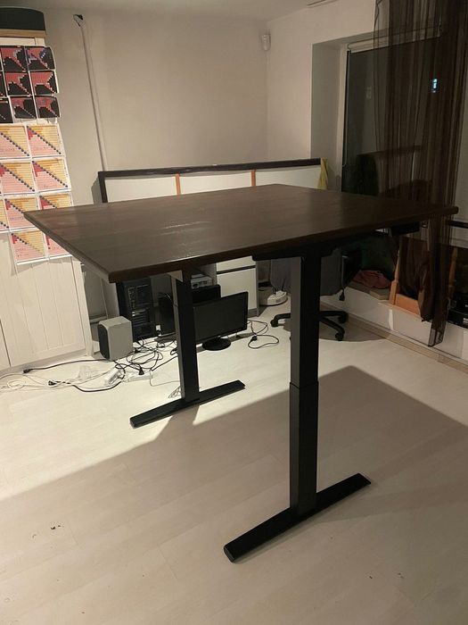 Стіл ergoplace для роботи стоячи і сидячи (ругулюємий) зі стільницею