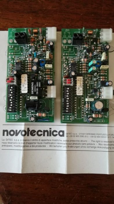 Receptor + comandos de motores portão (Novotecnica)