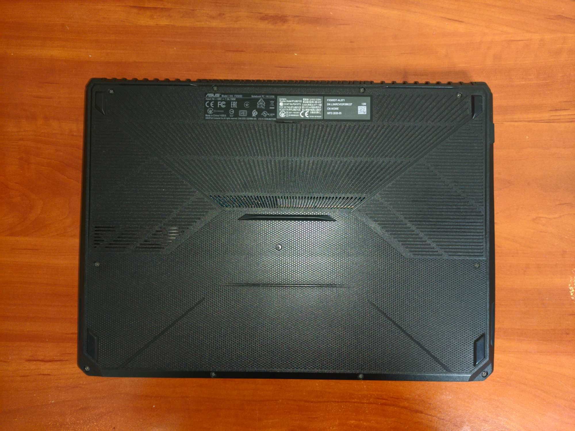 Ігровий звір! Asus TUF Gaming FX505DT | GTX 1650 | Ryzen 7 | 16GB RAM