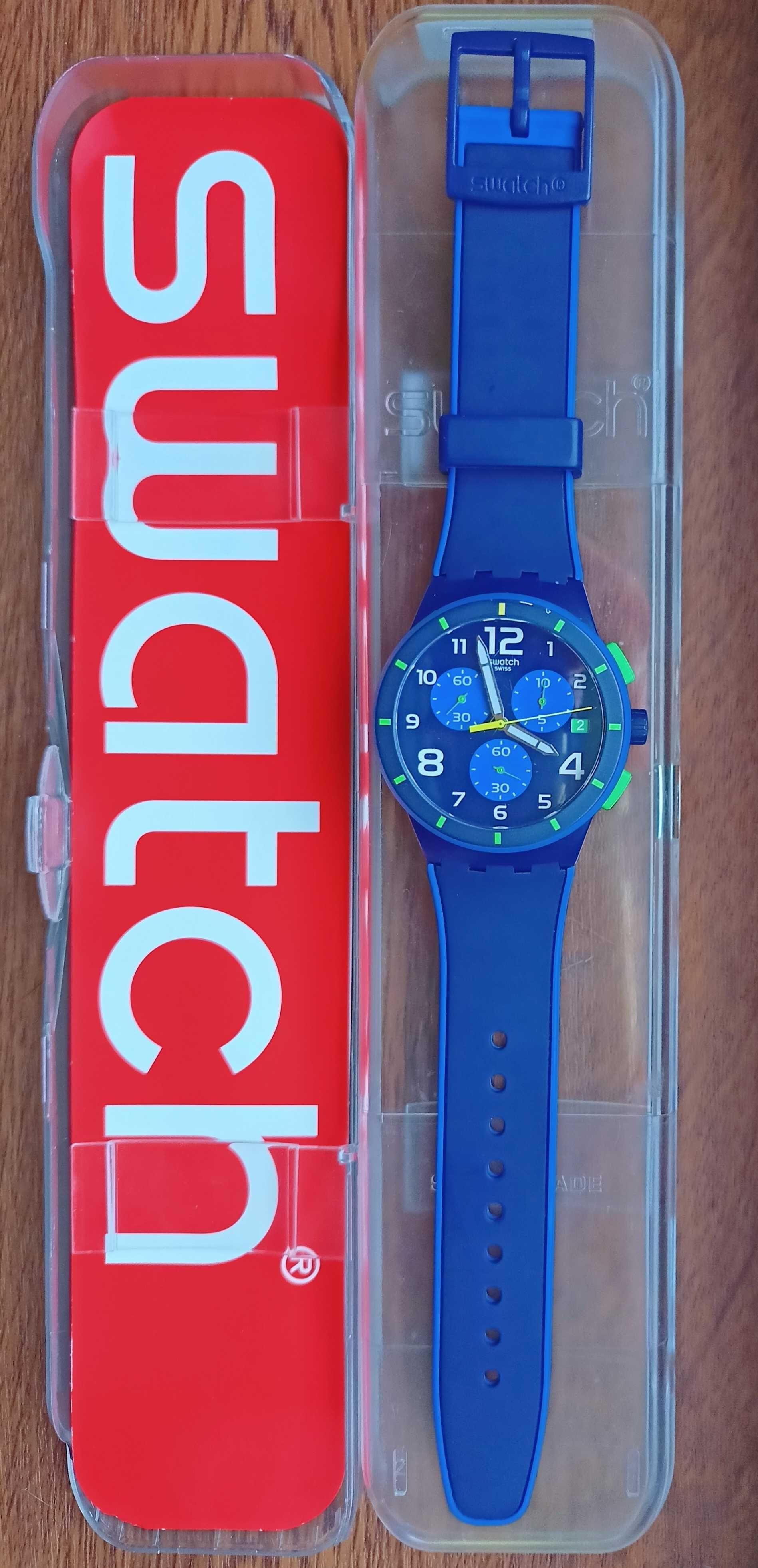 Swatch zegarek SUSN409 Bleu sur Bleu młodzieżowy