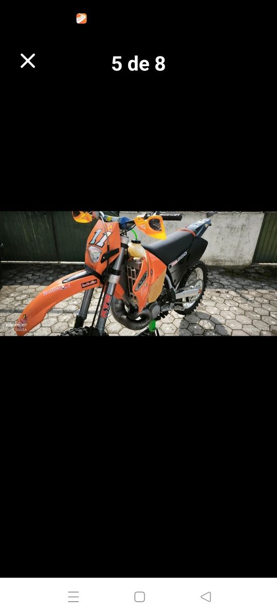 KTM exc 250 - Matrículada