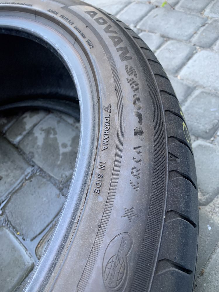 (2шт) 245/45R20 Yokohama Advan Sport V107 (2020рік) літні шини