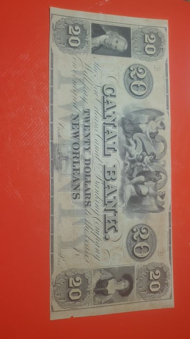 Banknot 20 dolarów z 18? Roku