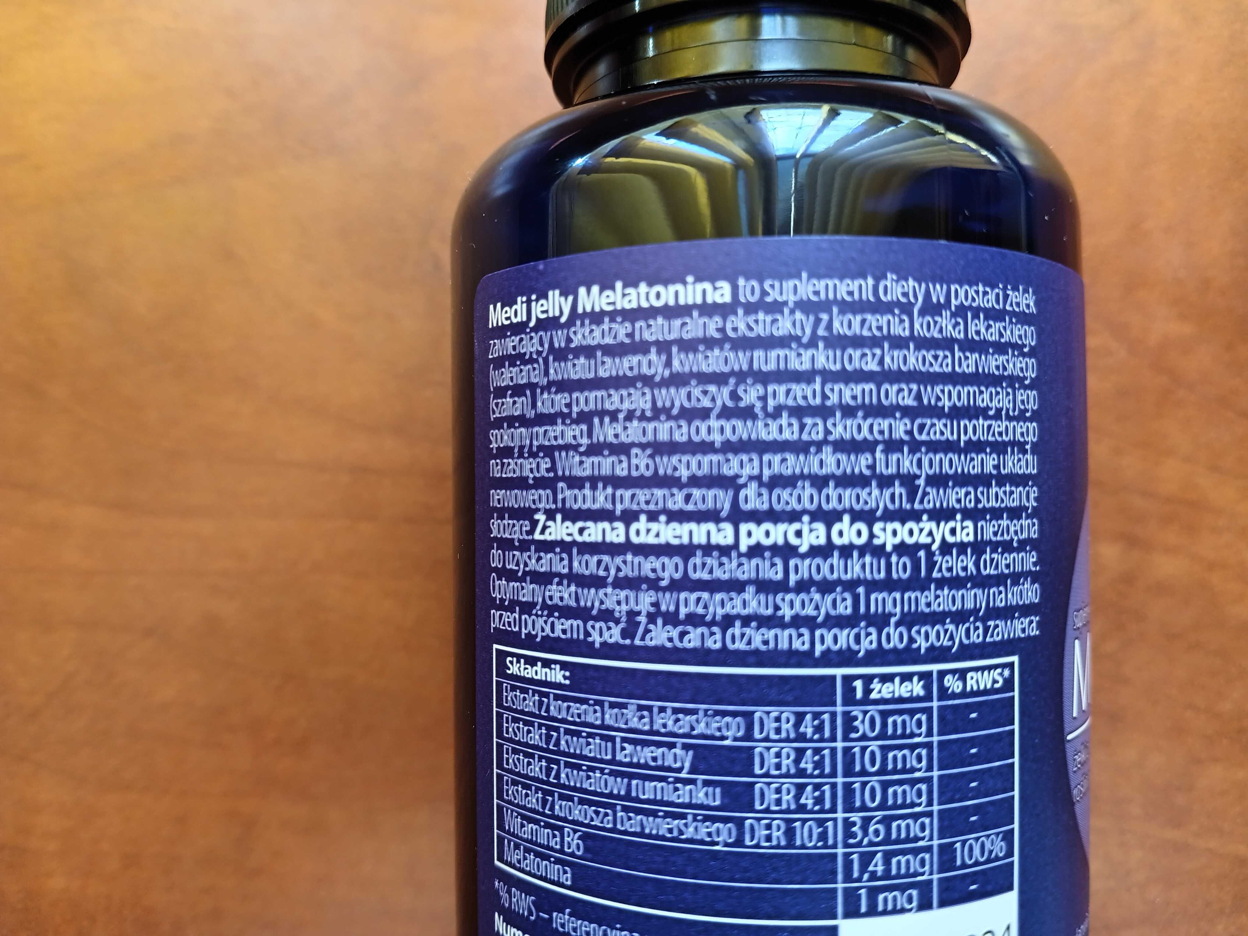 Zdrowy Sen MELATONINA + naturalne ekstrakty zestaw 2 opakowań 2x 35szt