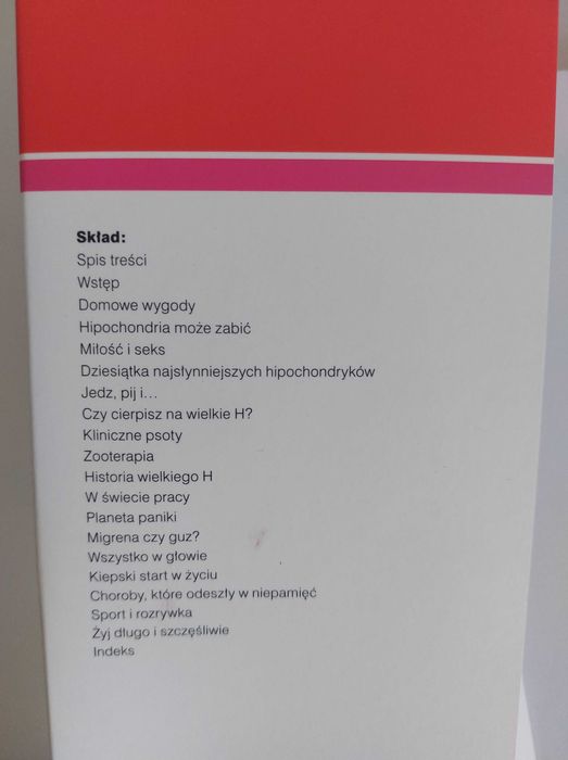 książka "Podręcznik hipochondryka", prezent, humor