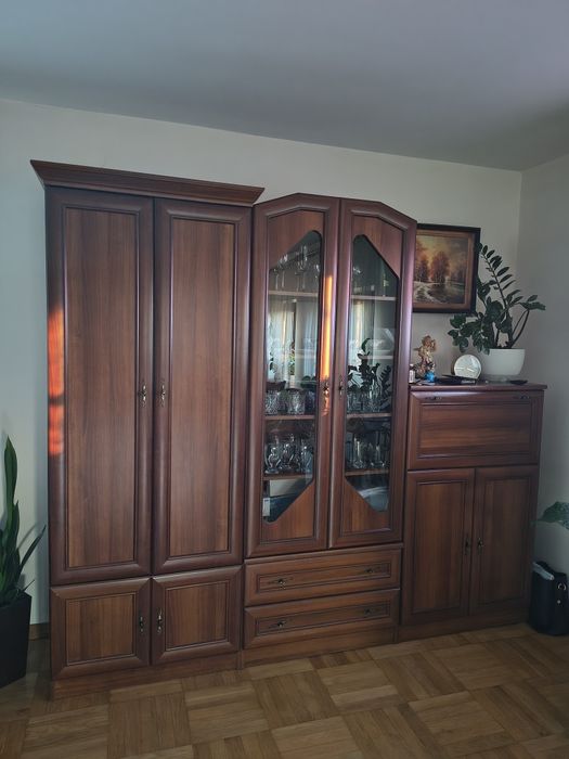 Zestaw mebli meblościanka do pokoju salonu witryna