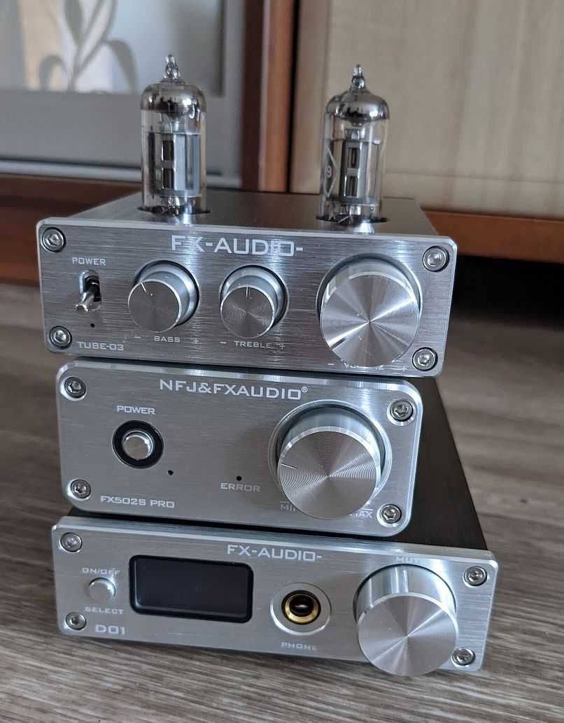 Аудиокомплект FXAUDIO (502s pro, tube-03, D01)