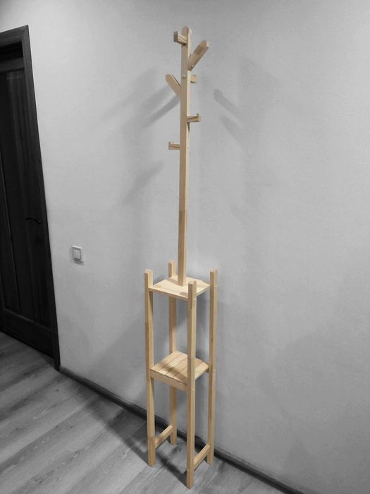 Вішалка для одягу в коридор Стійка для одягу Вешалка для одежды дерево