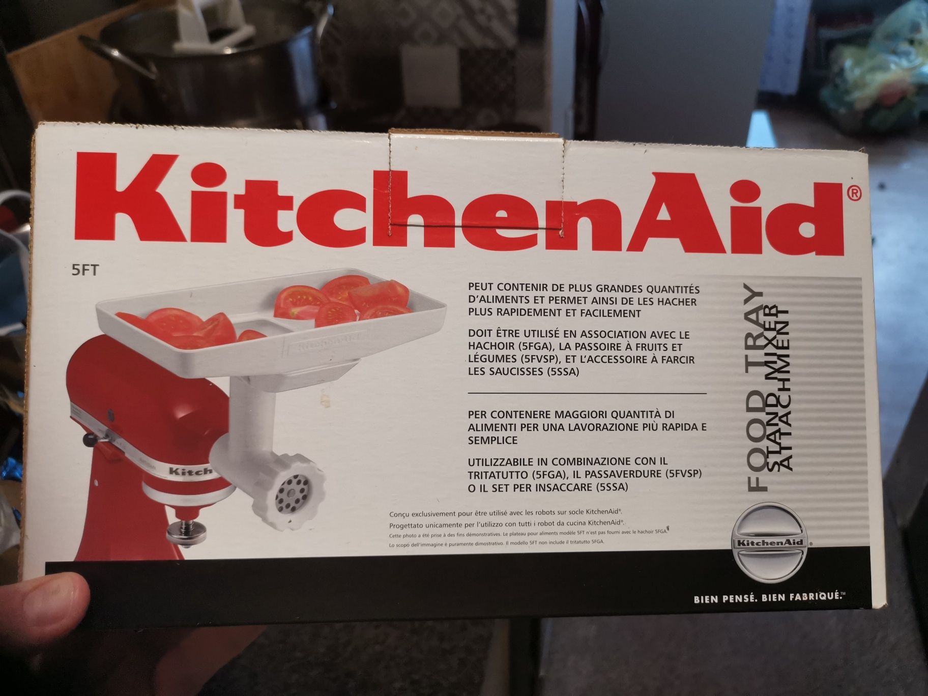 Kitchen Aid kitchenaid tacka duży podajnik do maszynki