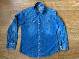 Рубашка джинсовая Wrangler мужская р. М-L Сорочка Вранглер
