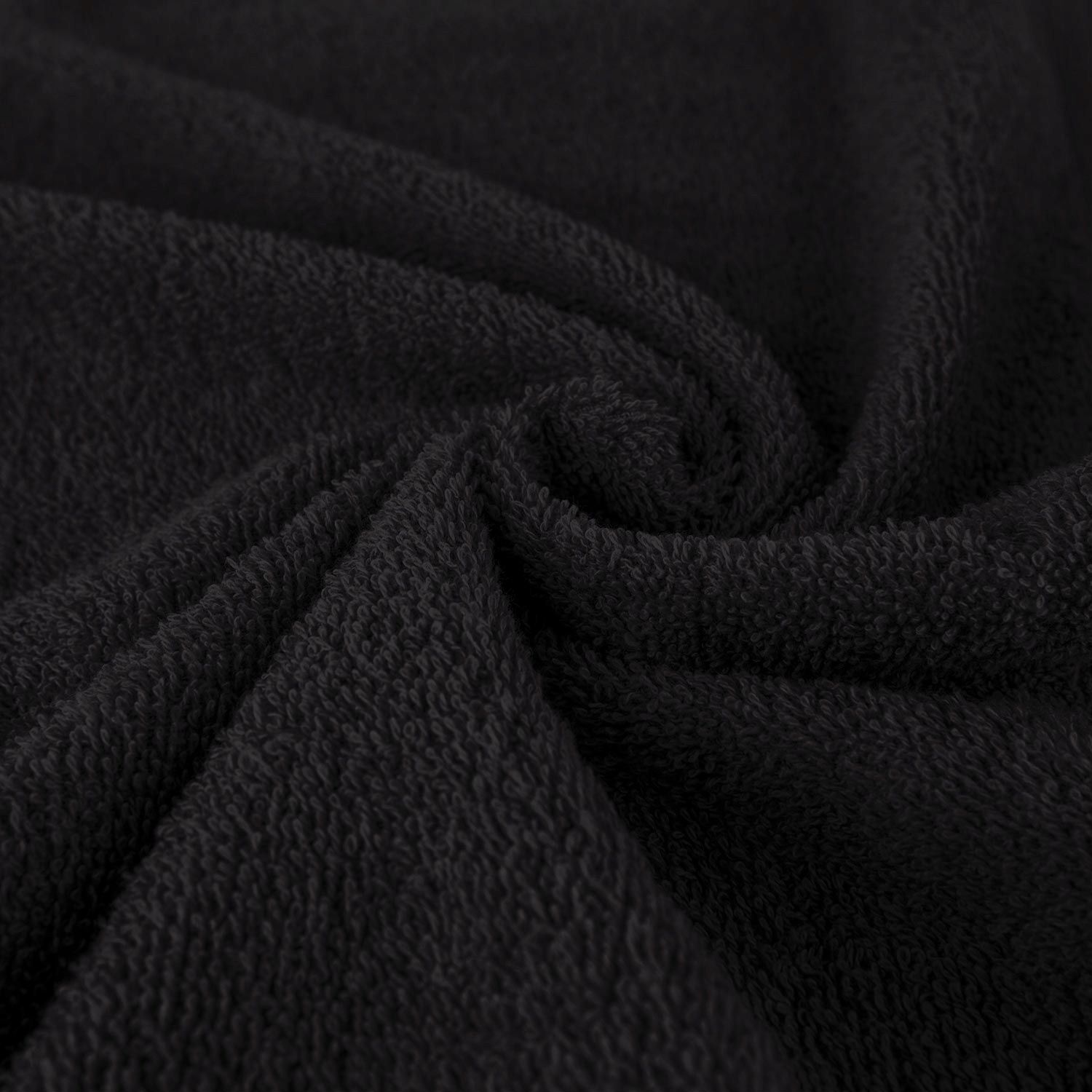 Ręcznik Solano 50x90 czarny frotte 100% bawełna