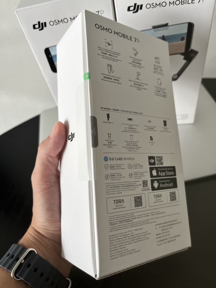 DJI Osmo Mobile 7P — стабілізатор для смартфона (нові, кілька штук)