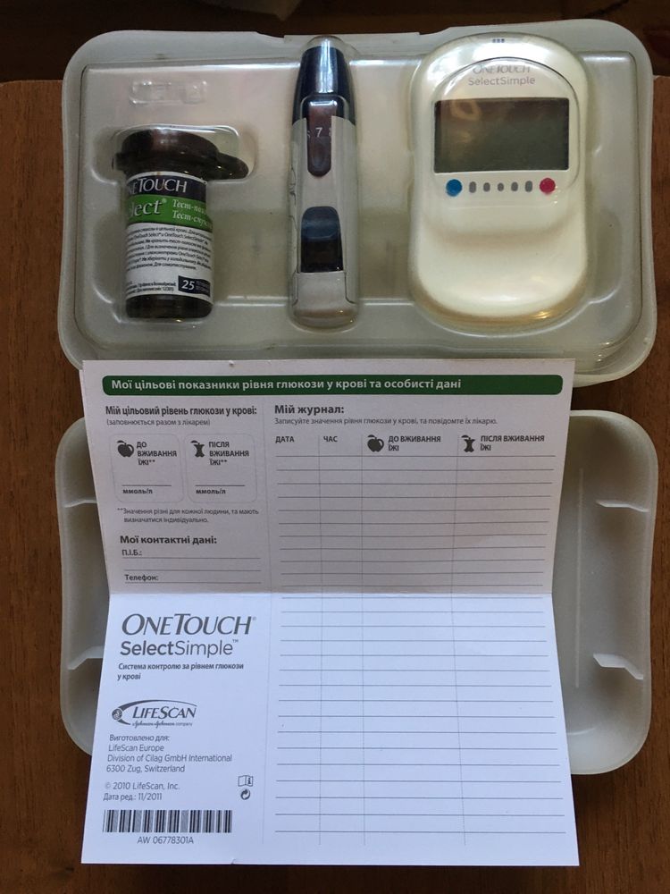 Глюкометр One Touch Select Simple