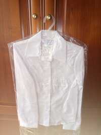Школьная  белая блузка
