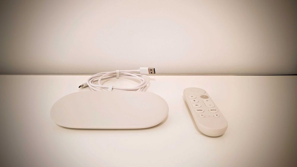 Google Chromecast  TV Streamer 4K Porcelain 32GB / Gwarancja