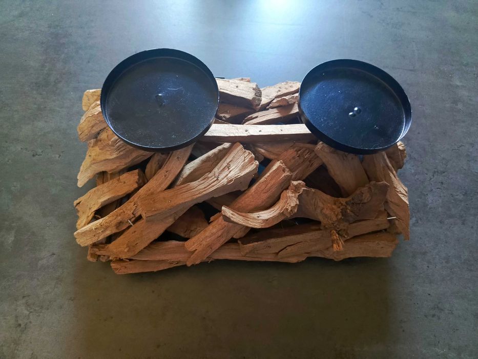 Świecznik kandelabr KANDEL 16 cm 2 świec