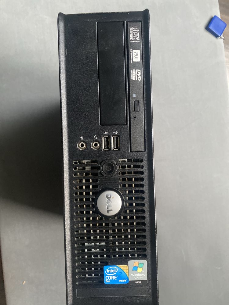 Komputer dell core duo windows 7 10 sprawny wysylka