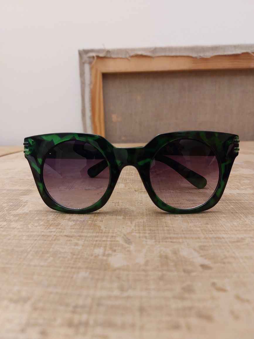 Okulary zielona panterka