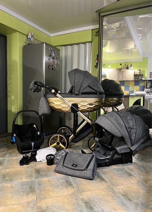 Детская коляска Adamex Chantal Star 3в1 (візок/візочок)