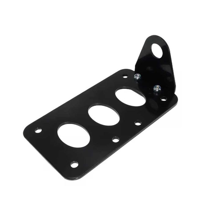 Farolim traseiro 12V suporte matrícula lateral - chopper bobber