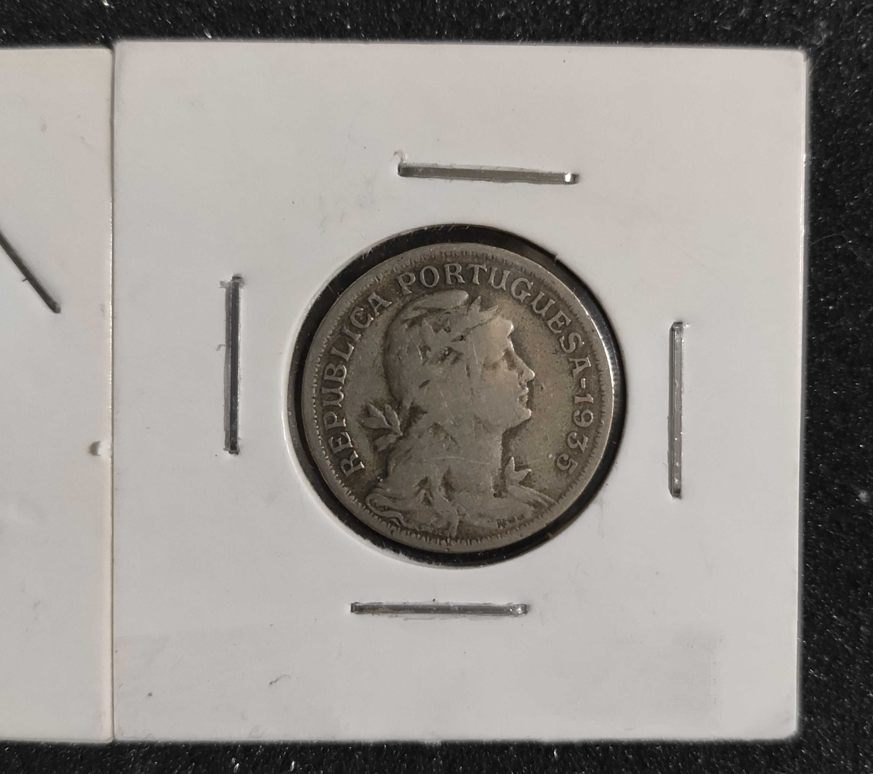 Conjunto 2 Moedas de 50 Centavos Alpaca 1935 e 1938