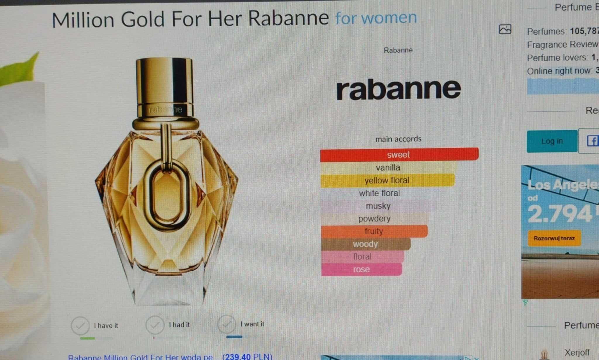 Perfumy Million Gold rabanne