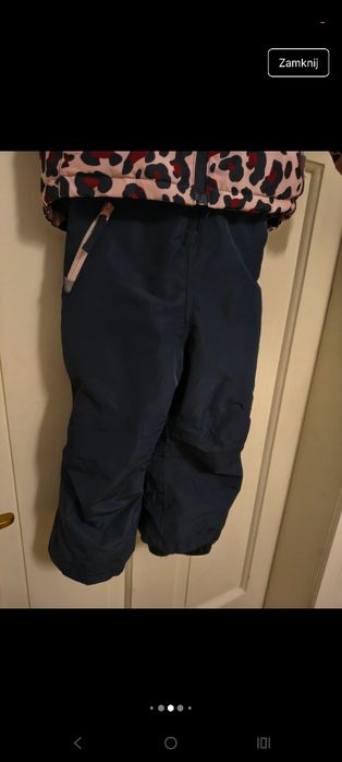 Kombinezon dziecięcy kurtka i spodnie zimowe 86 92