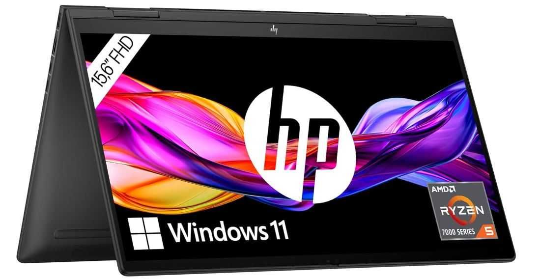 HP Envy x360 2-in-1 Laptop (15.6" Touch, Ryzen 5 7530U,16GB,512Gb) NEW