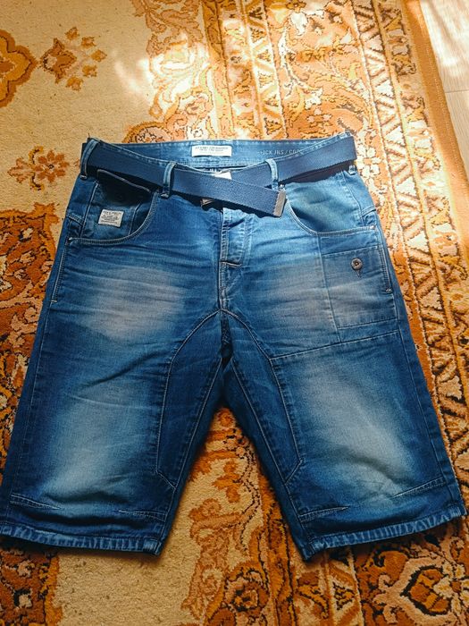 джинсовые шорты jack jones