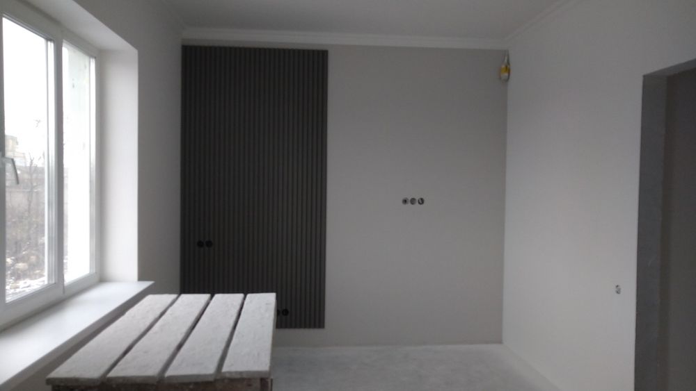 Шпаклевка - Покраска стен механизированым способом