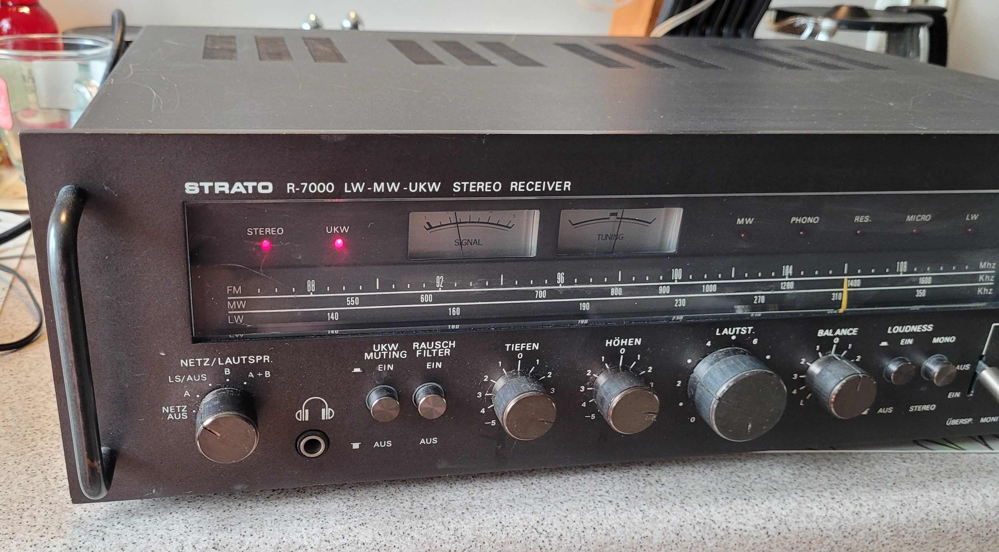 Amplituner STRATO R 7000 made in germany tranzystory NEC hi fi vintage