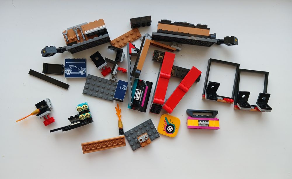Конструктор лего сити тюнинг  ателье гараж автомасерская lego city