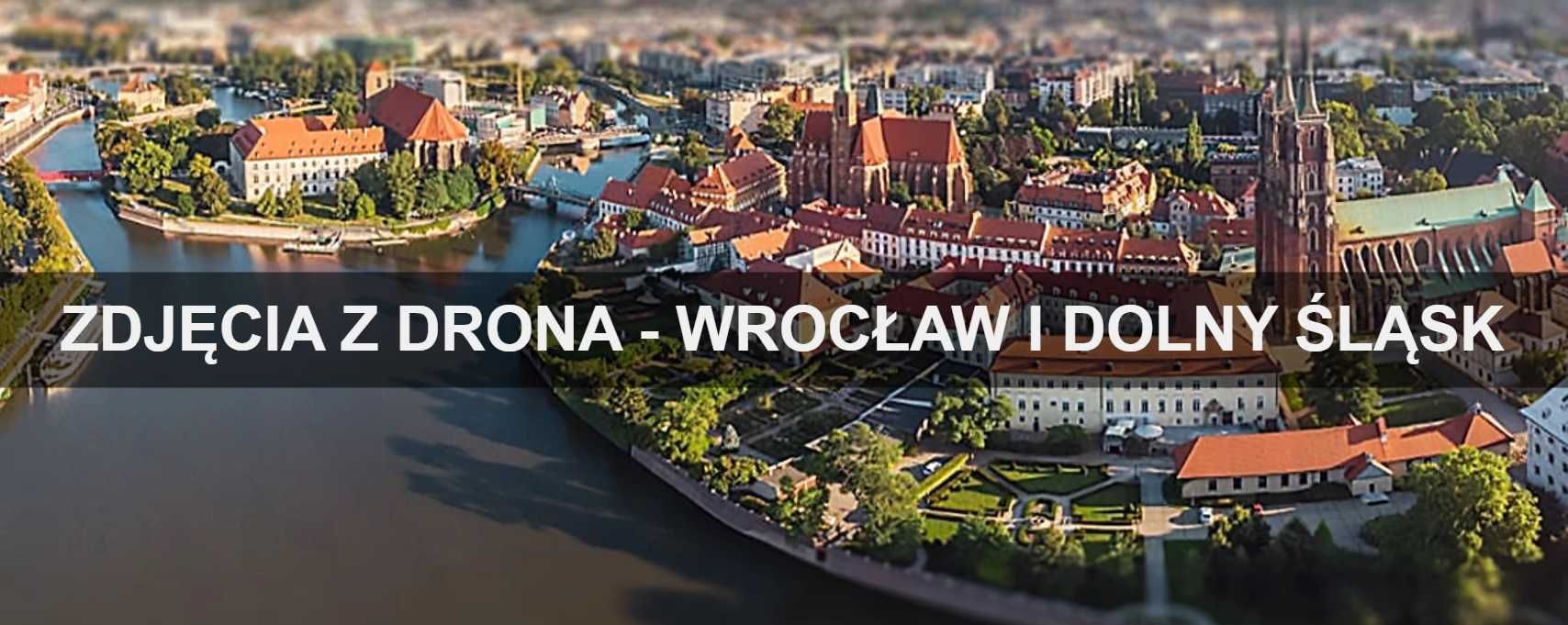 Zdjęcia z drona Wrocław - usługi dronem - filmy z drona