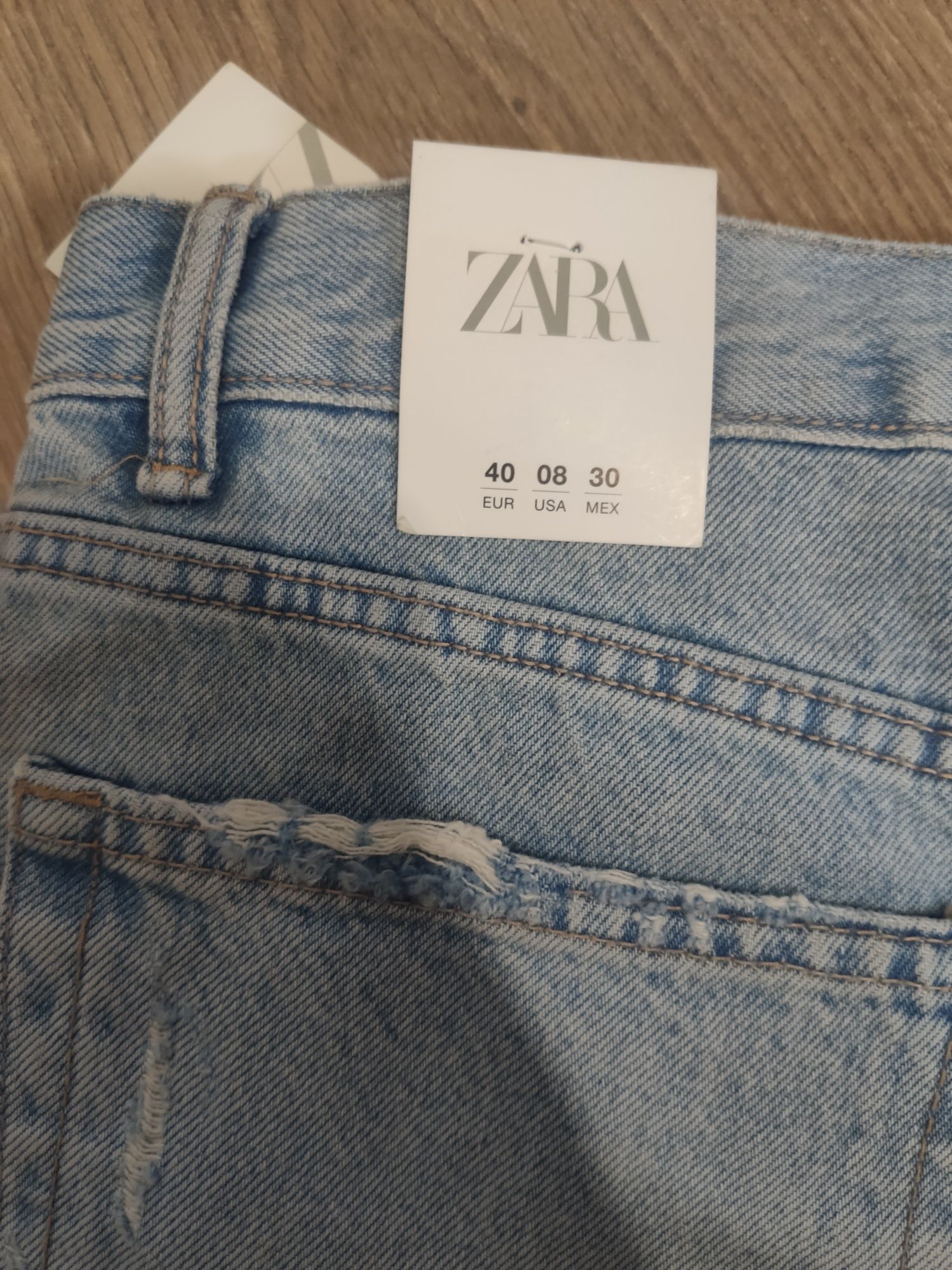 Джинсові шорти Zara L. Джинсовые шорты Zara